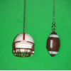 Riddell NEBRASKA CORNHUSKERS CEILING FAN PULL CHAIN SET HELMET AND