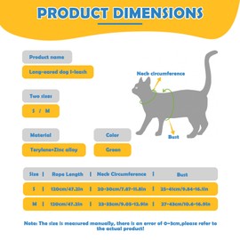 Cat Harness and Lead Set, Escape Proof Kitten Harness with Leash, Adjustable Cat Kitten Walking Vest, Lightweight Soft, for Dogs Pets Walking (S)