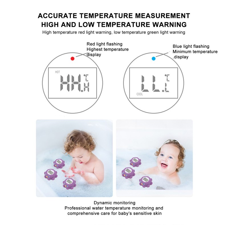 Baby Bath Thermometer Floating Toy Infant Bath Safety Water Temperature