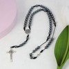 Manfnee Rosary Necklace for men and women Medal & Cross