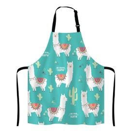 Lefolen Kitchen Cooking Apron-4, Multi Lf69, 31 X 27 Inch