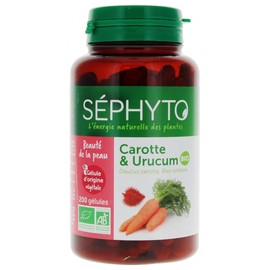 Séphyto Carrot & Urucum Organic 200 Capsules