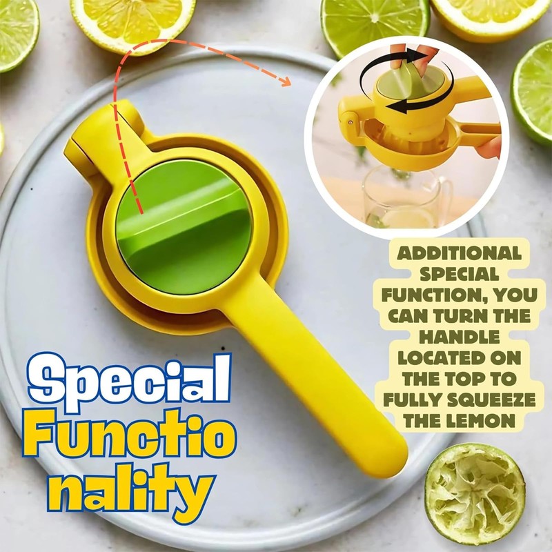 Cozioz Handheld Lemon Juicer - Manual Citrus Press for Lemon,