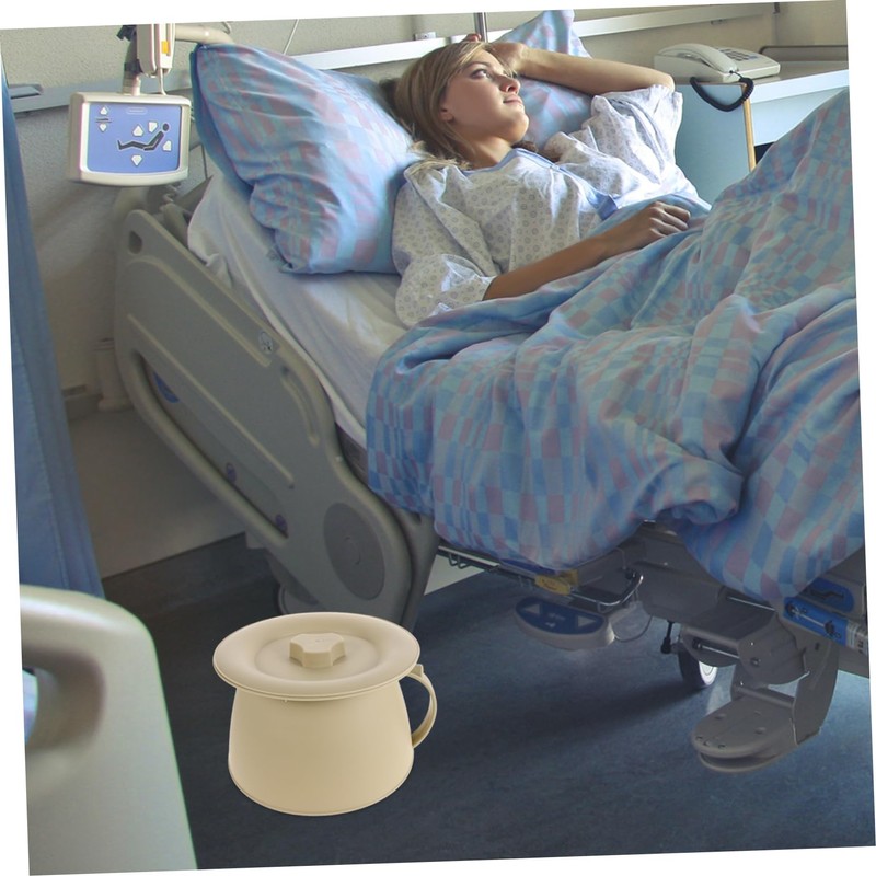 NOLITOY Bedside Pee Bucket Cover Children's Potty Elderly Urinal Portable