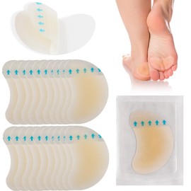 20pcs Blister Bandages, Gel Blister Pads, Invisible Bandages, Hydrocolloid Bandages, Water Resistant Bandages ，Heel and Toe Blister Prevention