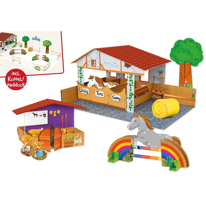 LENA 42836 Eco Upcycling My Pony Craft Set for Using