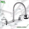 Prez Grifo Mezcladora Fregador Llave Inoxidable Flexible Sp-80067