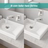 Aolemi Wall Mount Bathroom Faucet Waterfall Tub Filler, Single Handle
