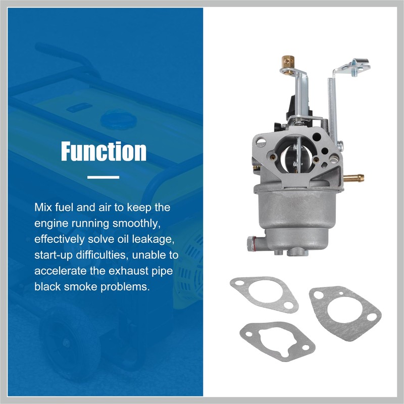 RATCHROLL Carburetor with Gasket for CAT RP6500, RP7500E, RP8000E Gas