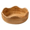 Rattan Woven Storage Basket for Fruit, Bread, Food, Kitchen, Home