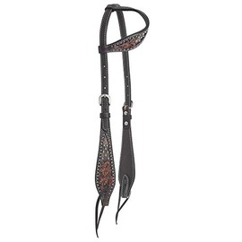 Circle Y 1008-17-sc Dark Flash Arizona Flower Single Ear Headstall N/A N/A