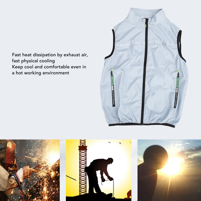 Cooling Vest with 2 Fans 3 Levels Adjustable Fast Cooling