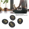 4Pcs Reiki Symbols Stones Smoother Surfaces Engraved Reiki Stones for