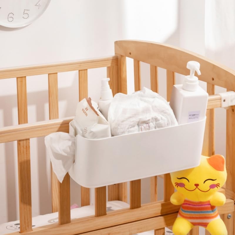 Yitobici Pack of 2 Hanging Bed Organiser Storage Baskets, Hanging