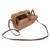 BESPORTBLE Woven Rattan Crossbody Bag for Women Square Rattan Purse