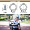24 Set Golfari Bullone a Occhiello in Acciaio Inox 304