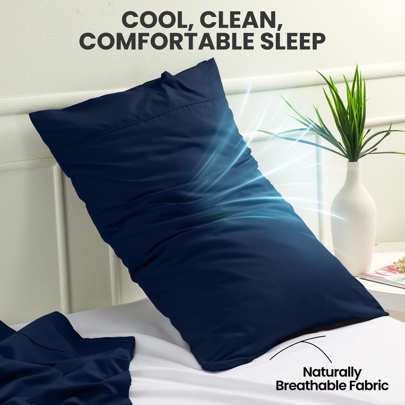 Pillow Covers by Utopia Bedding - King Standard Size 2-Pack