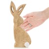 com-four® Decorative Rabbit Made of Mango Wood, Decorative Wooden Easter