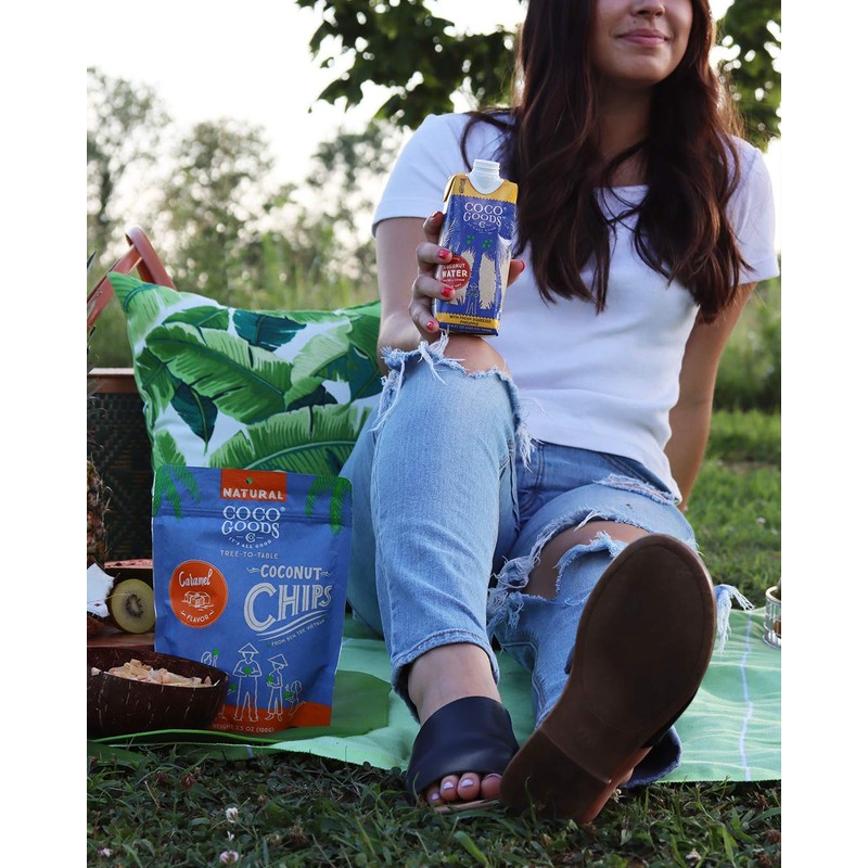CocoGoods Co Single-Origin Natural Coconut Water with Fresh Pineapple Juice