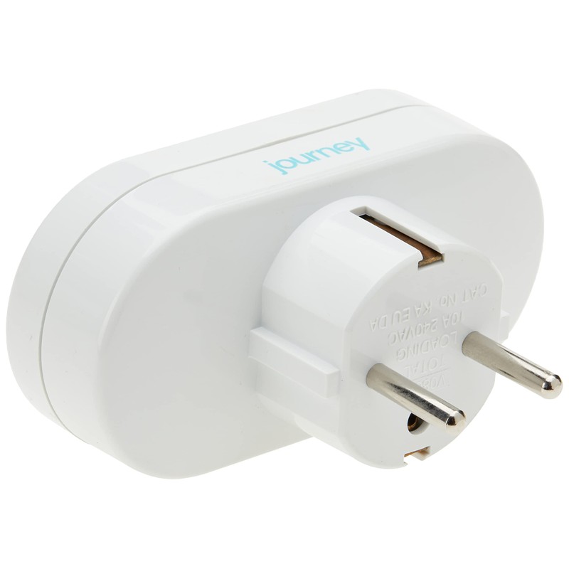 Korjo Journey Double Adaptor for Europe
