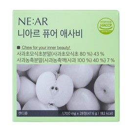 니아르 퓨어 애사비, 28정, 1개 Niar Pure Asabi, 28 Tablets, 1 Pack