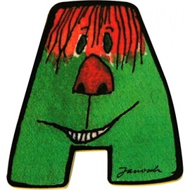 Janosch Buchstaben Holzbuchstaben A ca. 6cm