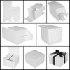 COTOPHER Small Gift Boxes 10 Pack 6x6x4 inches White Gift