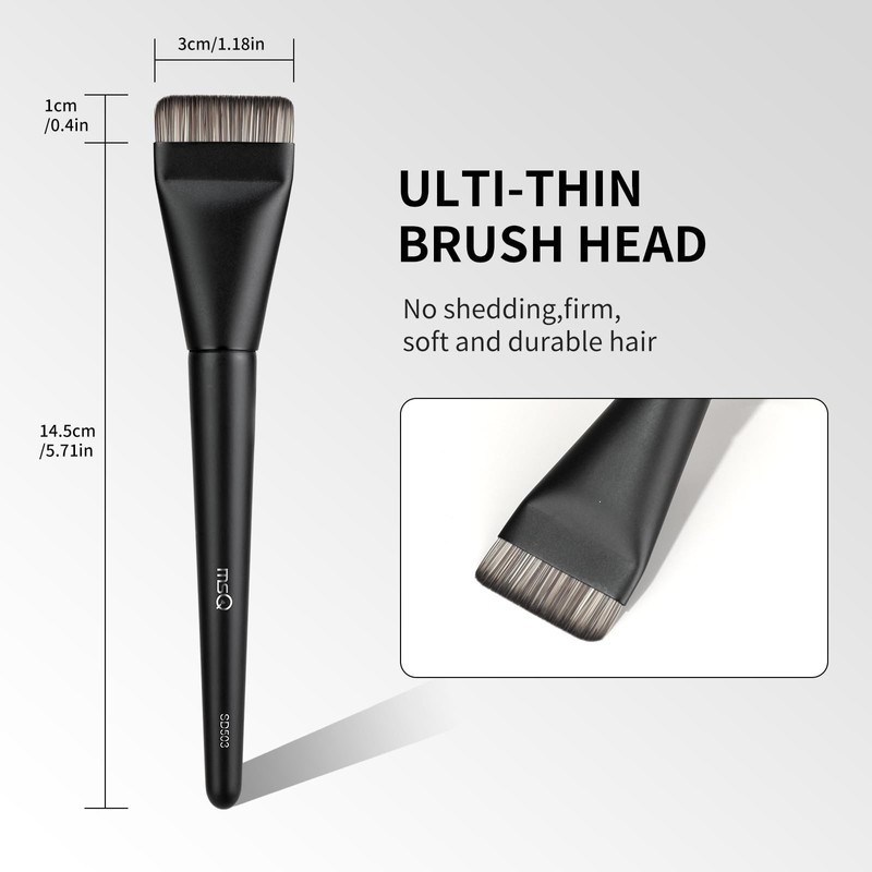 MSQ Ultra Thin Foundation Brush Black for Liquid Makeup Cosmetics