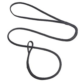 Mendota Pet Petite Loop Lead (Nylon) - Dog Lead - Made in The USA - Black, 1/8 in x 36 in (Fine)
