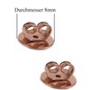 XXL Clasp for Stud Earrings Rose Gold Silver 925 |