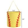 E-FirstFeeling Softball Basket Easter Baskets for Kids Canvas Easter Eggs