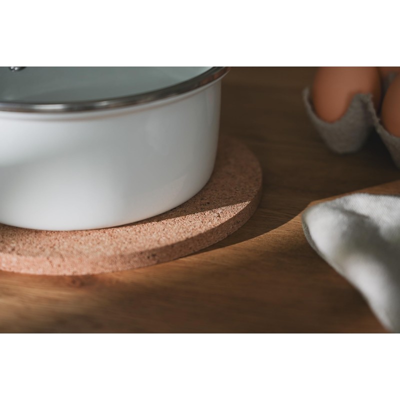 Pearl Metal HC-70 Pot Trivet Cork 7.9 inches (20 cm)