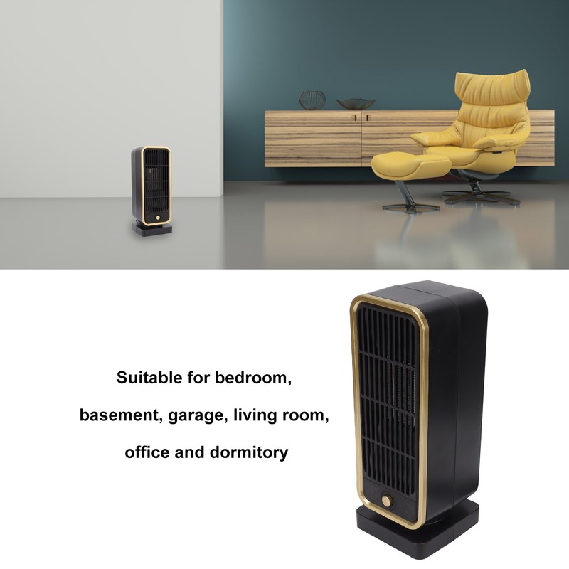 Space Heater Overheating Protection PTC Ceramic Heating Quiet 40dB Flame