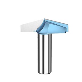 Pangyoo 12.7mm Shank V Groove Router Bit 120 150 Degree Double Flutes Carving Bit Woodworking Tools Engraving Slotting Cutter for CNC(V01410)