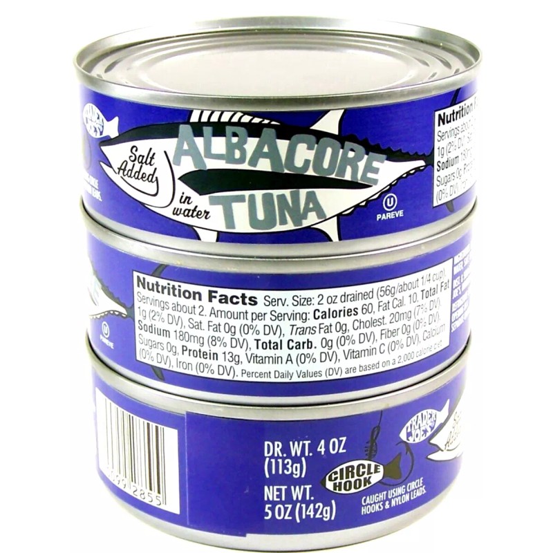 Trader Joe's 4 X Trader Joe's Solid White Albacore Tuna