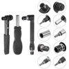TOP-VIGOR 24Pcs Flexible Drill Bit Extension Kits, Screwdriver Bit Set,