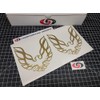 Firebird Decals (2pk) Retro Pillar Window Accent Stickers Fits Pontiac