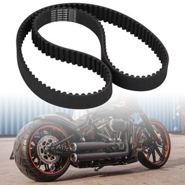 VG MOTO 132T 1-1/2" Rear Drive Belt Replacement for Harley Davidson Softail Tour Electra Glide Rider Fat Boy Heritage FLT FXR FLST FXST 1986-1994 Replace 40023-86 1204-0046