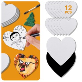 GENE4GLORY Magnetic Canvas Panel, 12 Pack Small Canvases for Painting