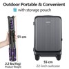 FreeSea Aluminum Photography Light Stand, 20" Foldable Flip Locks Tripod