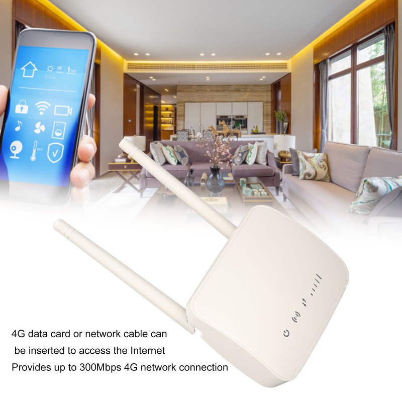 Wireless Router Smart 4G Card WiFi 2 In 1 300Mbps