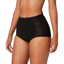 Sassa Jacquard Women's Control Briefs - Black - 18