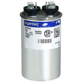 Genteq • 20 uF MFD x 370 VAC GE Industrial Replacement Capacitor Round # C320R / 97F9602