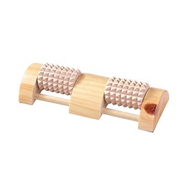 Sakai Sangyo Wooden Foot Massage Roller, Massage, Stimulation, Soles, Comfortable, Anti-slip, Addictive, Wooden Foot Massager, Foot Massage, Foot Massage, Refreshing, Stimulating, Health, Made in