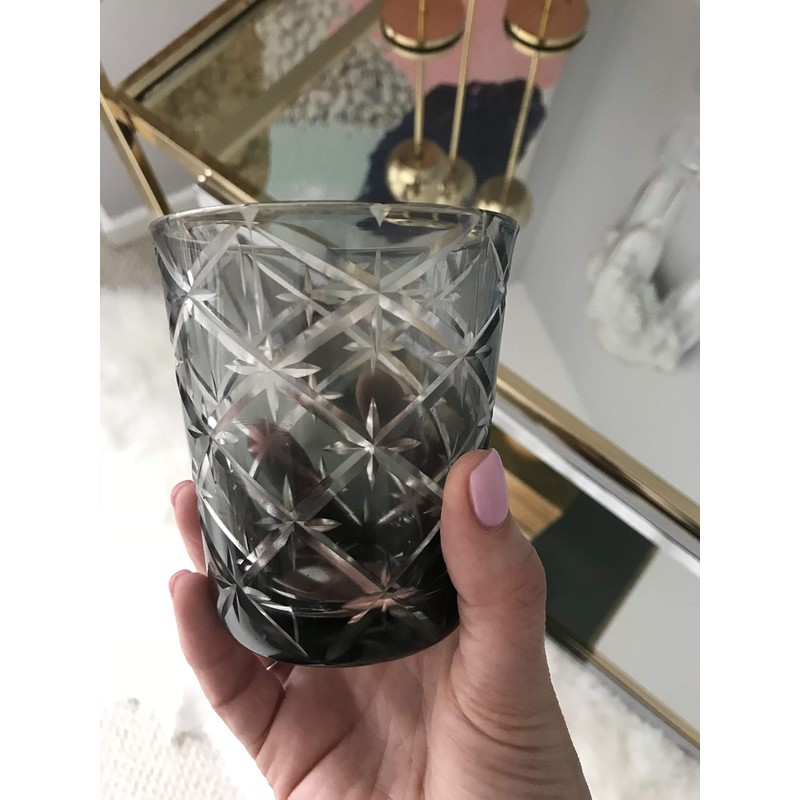 IMPULSE! Starlight Smoke Grey Tumblers, Drinking glasses, Set of 4