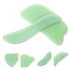 Beavorty Jade Roller Set 2pcs Face Roller Massager Guasha Tool