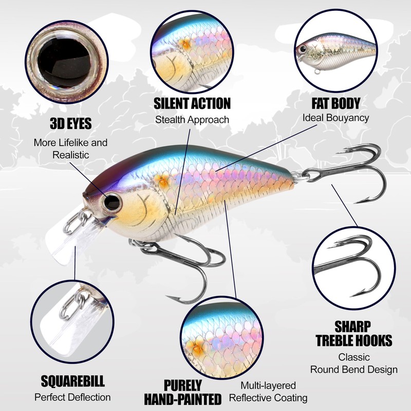 LUCKY CRAFT LC 1.5 Silent (318 Jagged Shad)