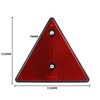 AOHEWEI 4 x Red Rear Reflectors Triangle Reflective Trailer Screw