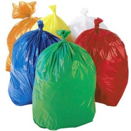 British made Coloured Strong Colour Coded Refuse Sacks Bags Bin Liners Rubbish Bags by Sterling Bargains (Blue x20)