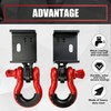 VIAGL Front Demon Tow Hook Bracket with 3/4 Inches Shackle